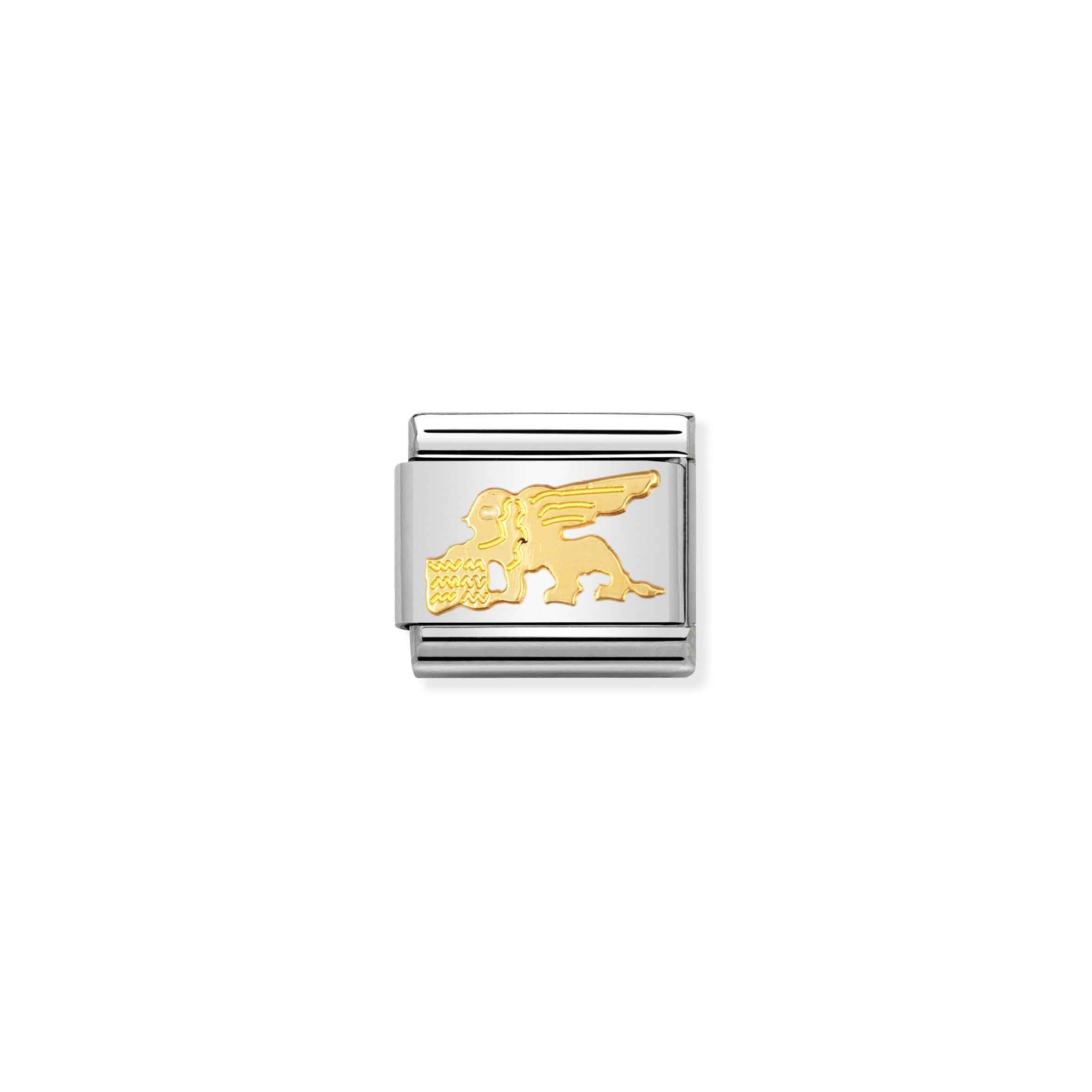 Charm, Composable Link, Venice Lion in Gold