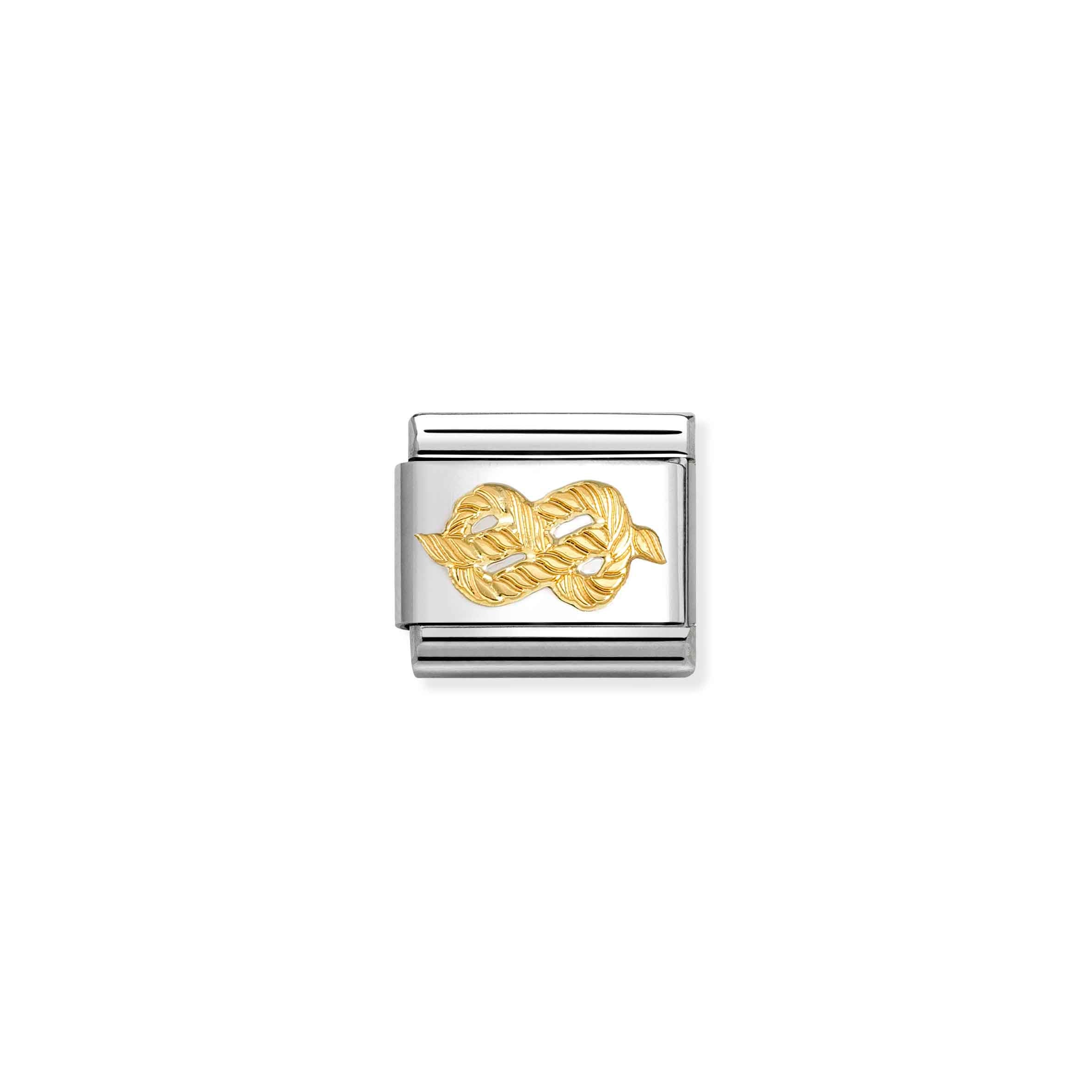 Charm, Composable Link, gold Infinity Knot