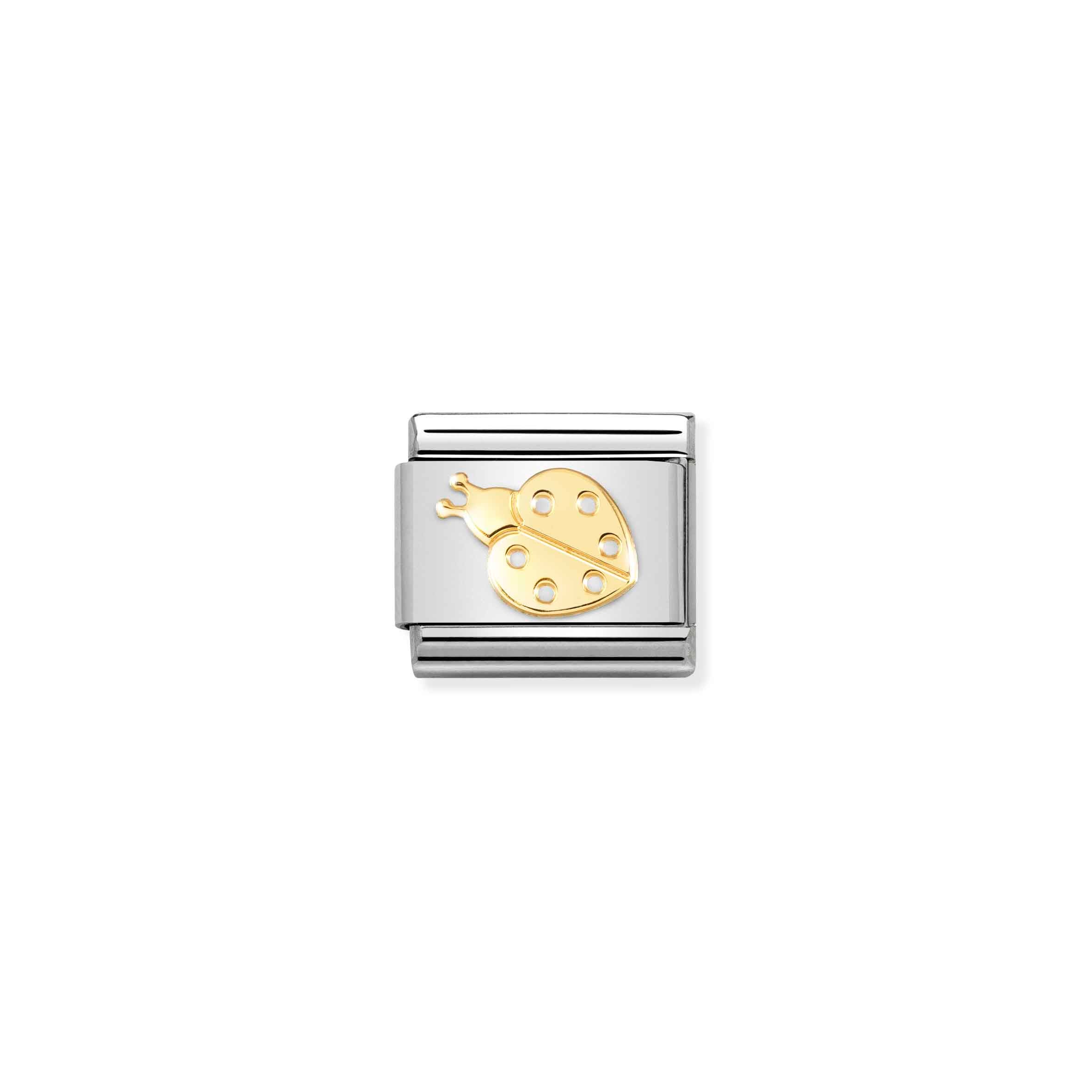 Charm, Composable Link, gold Ladybug