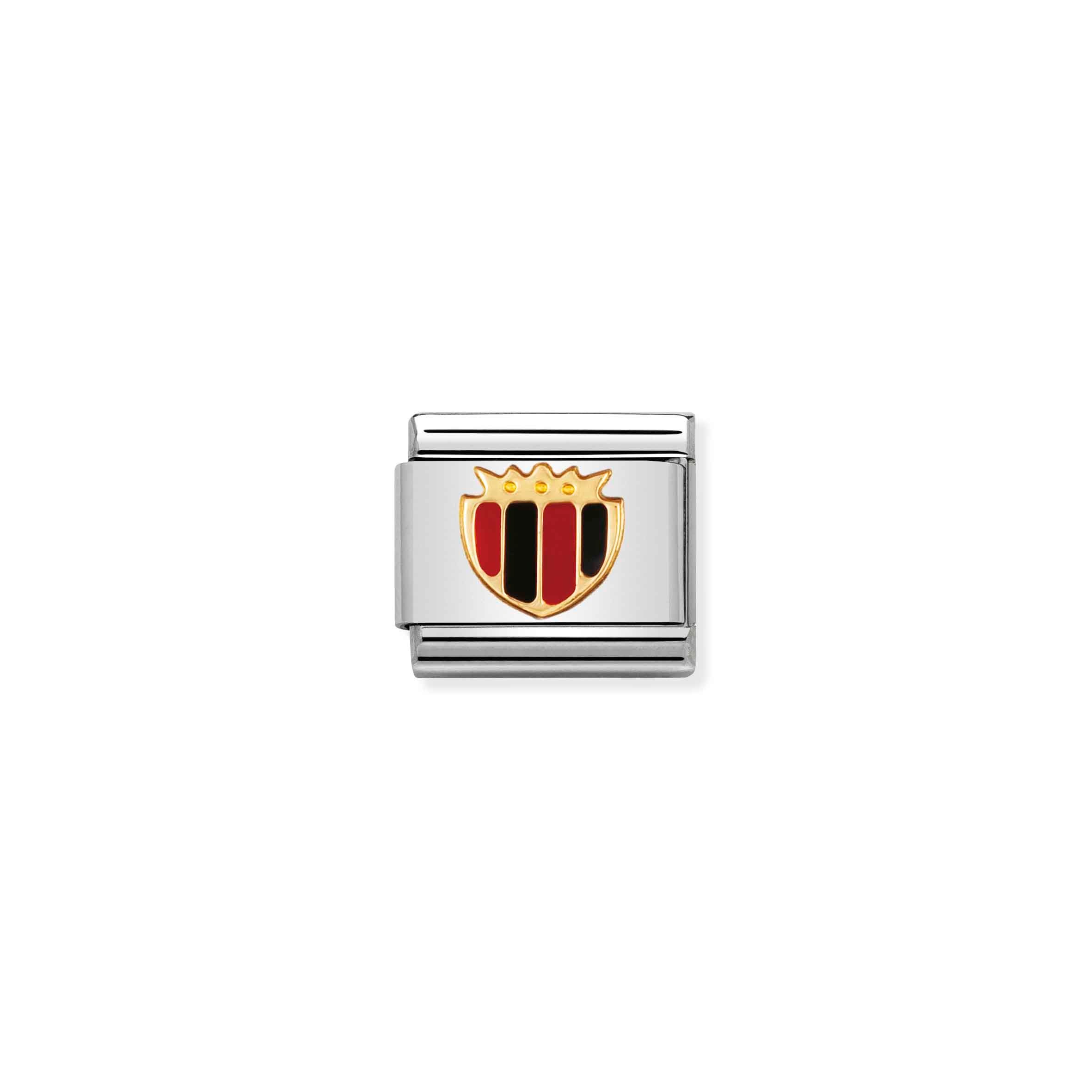 Charm, Composable Link, red and black Shield
