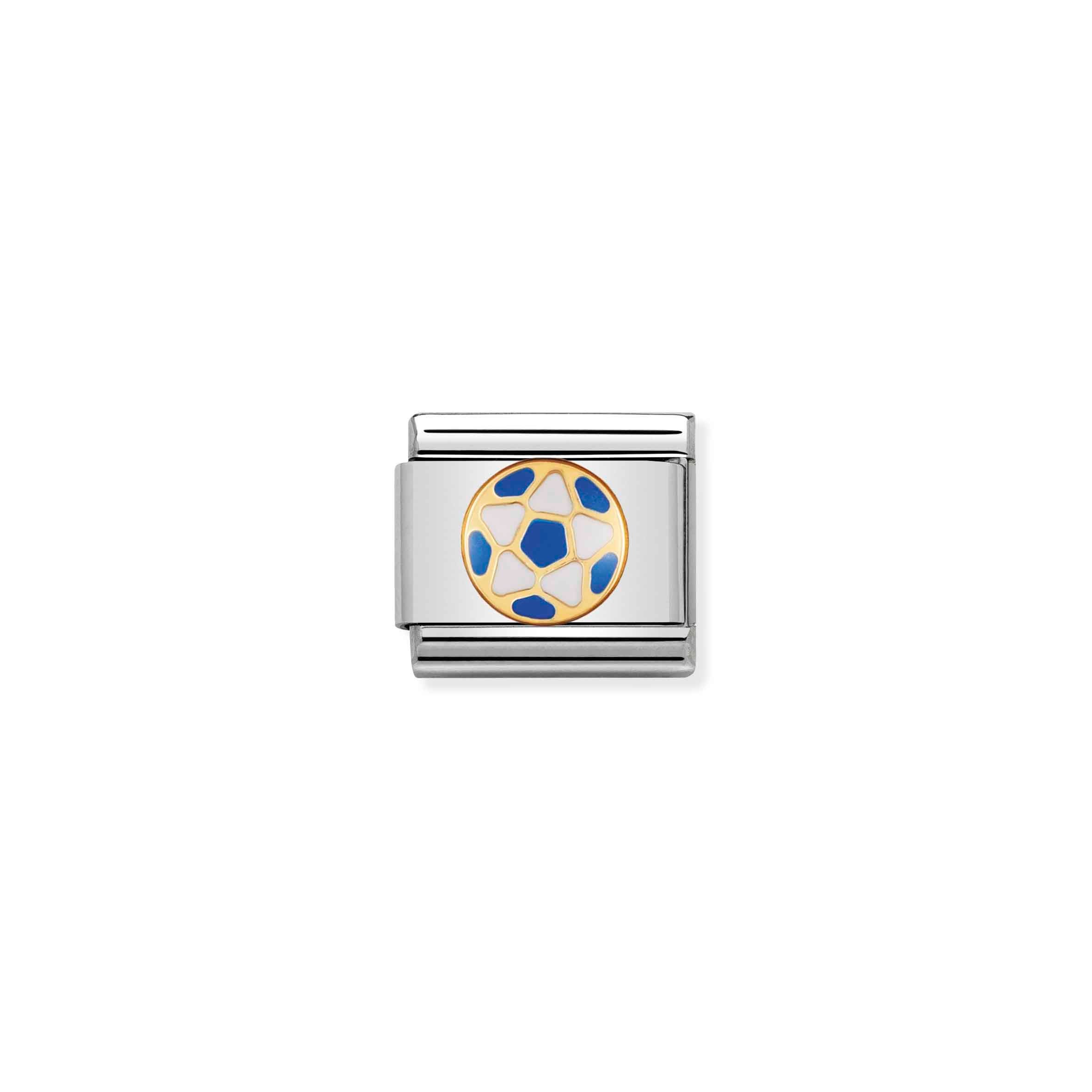 Charm, Composable Link, white and blue Football