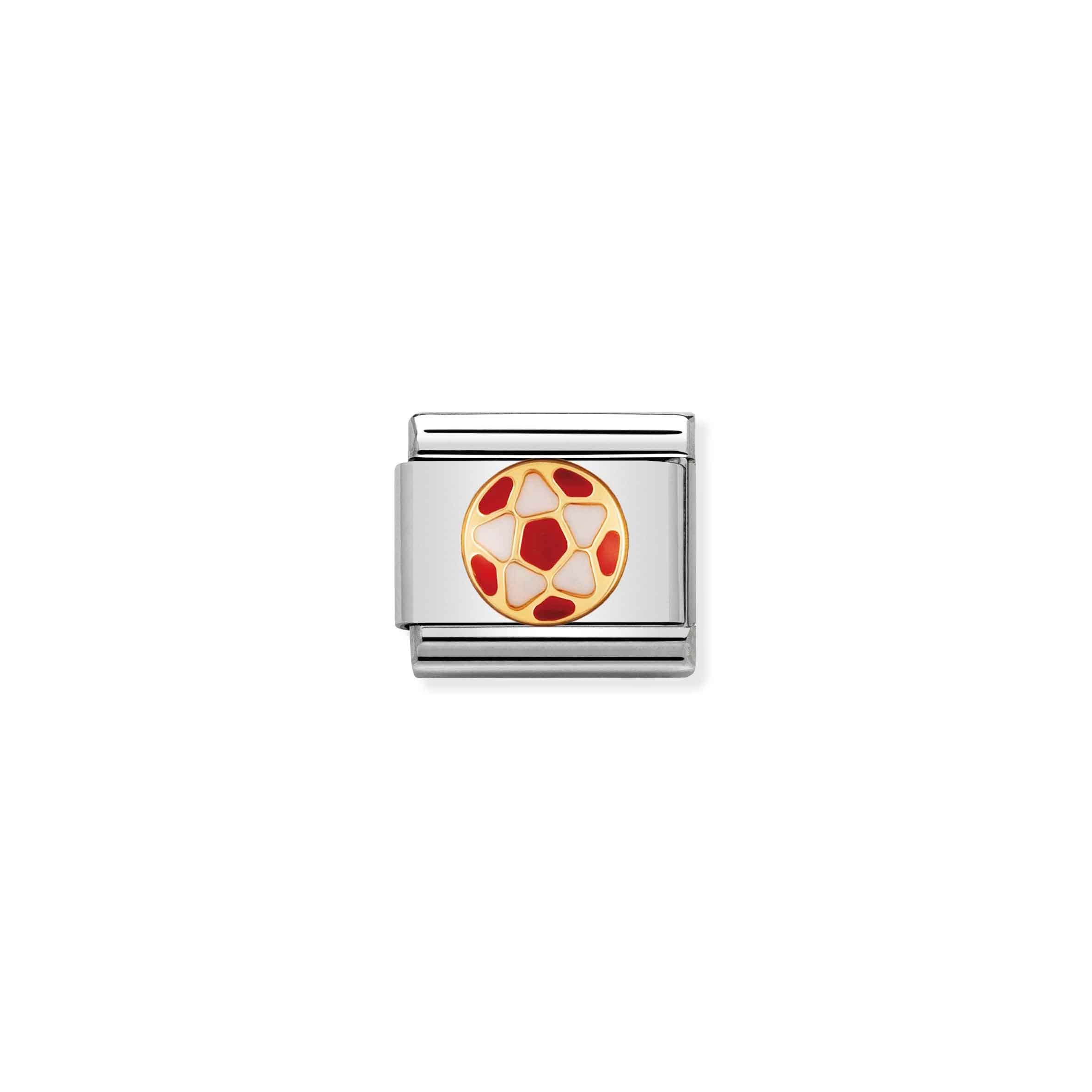 Charm, Composable Link, white and red Football