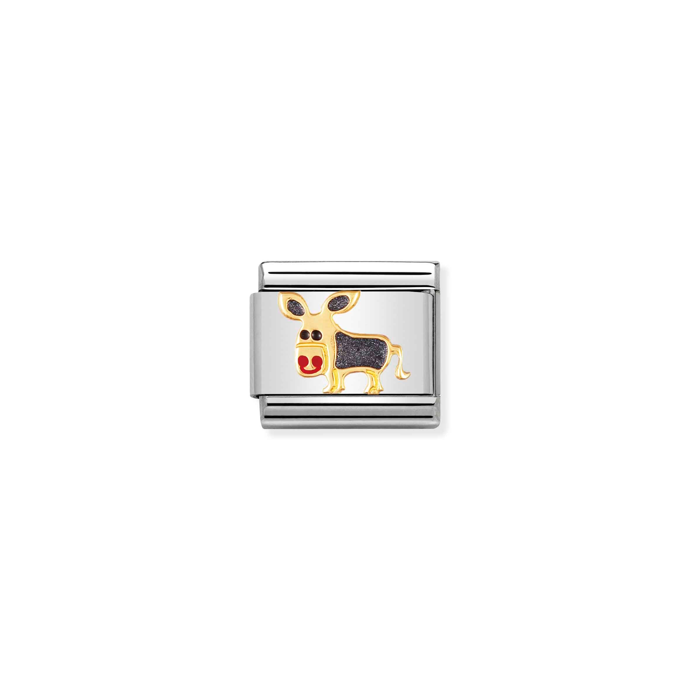 Charm, Composable Link, grey Donkey