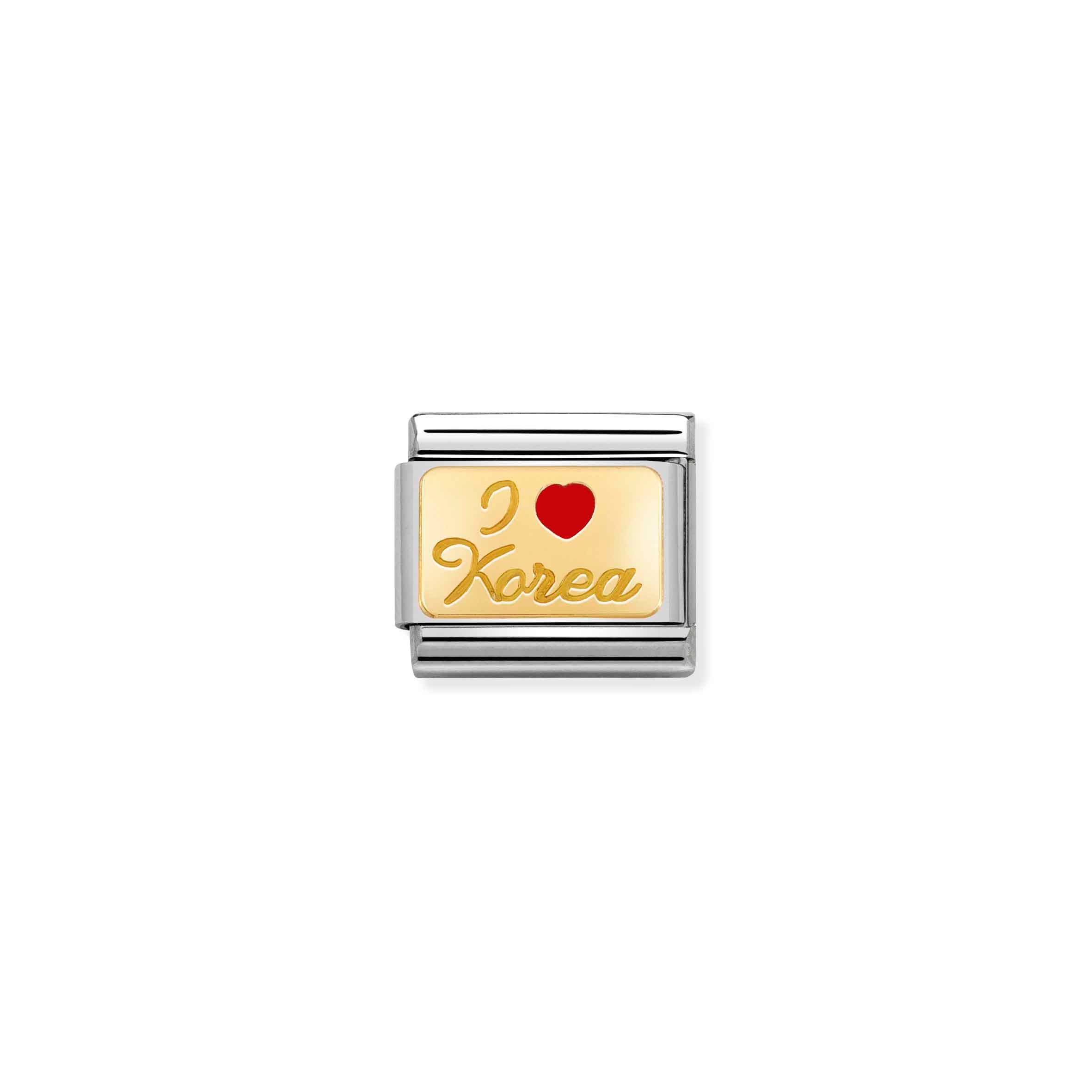 030231_51_01_71fa.jpg Charm, Composable Link, Gold I Love Korea