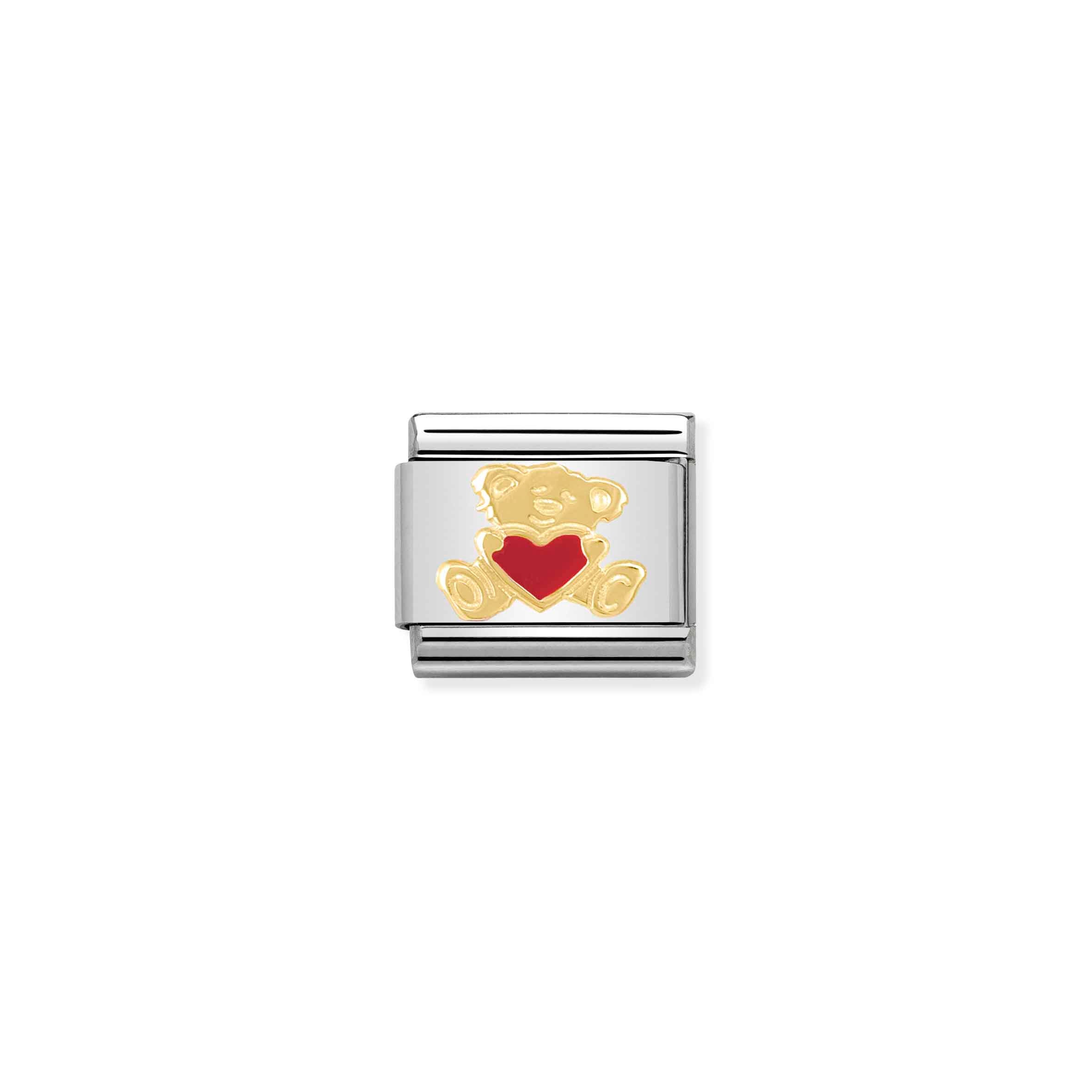 Charm, Composable Link, Teddy with Heart