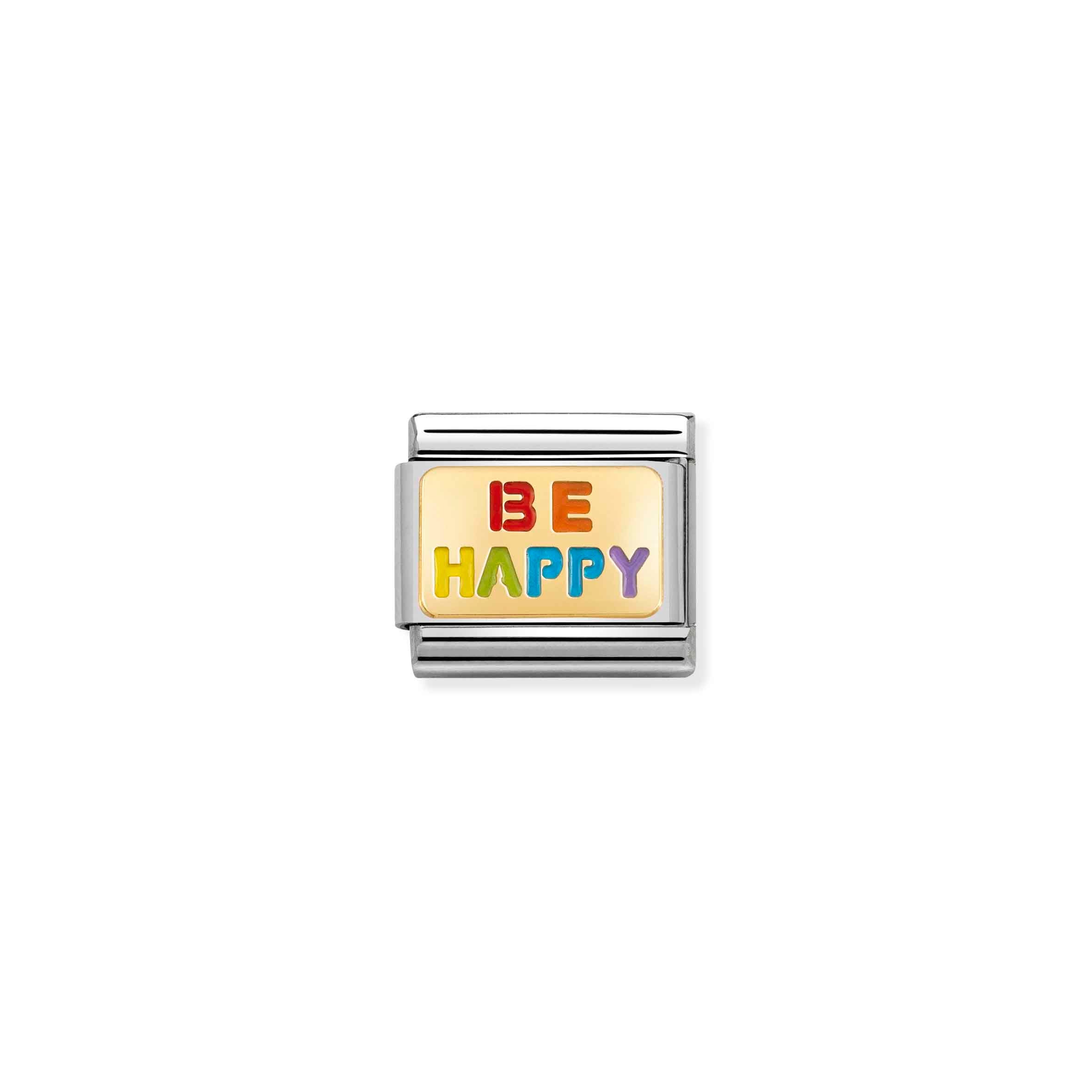 Charm, Composable Link, Rainbow BE HAPPY