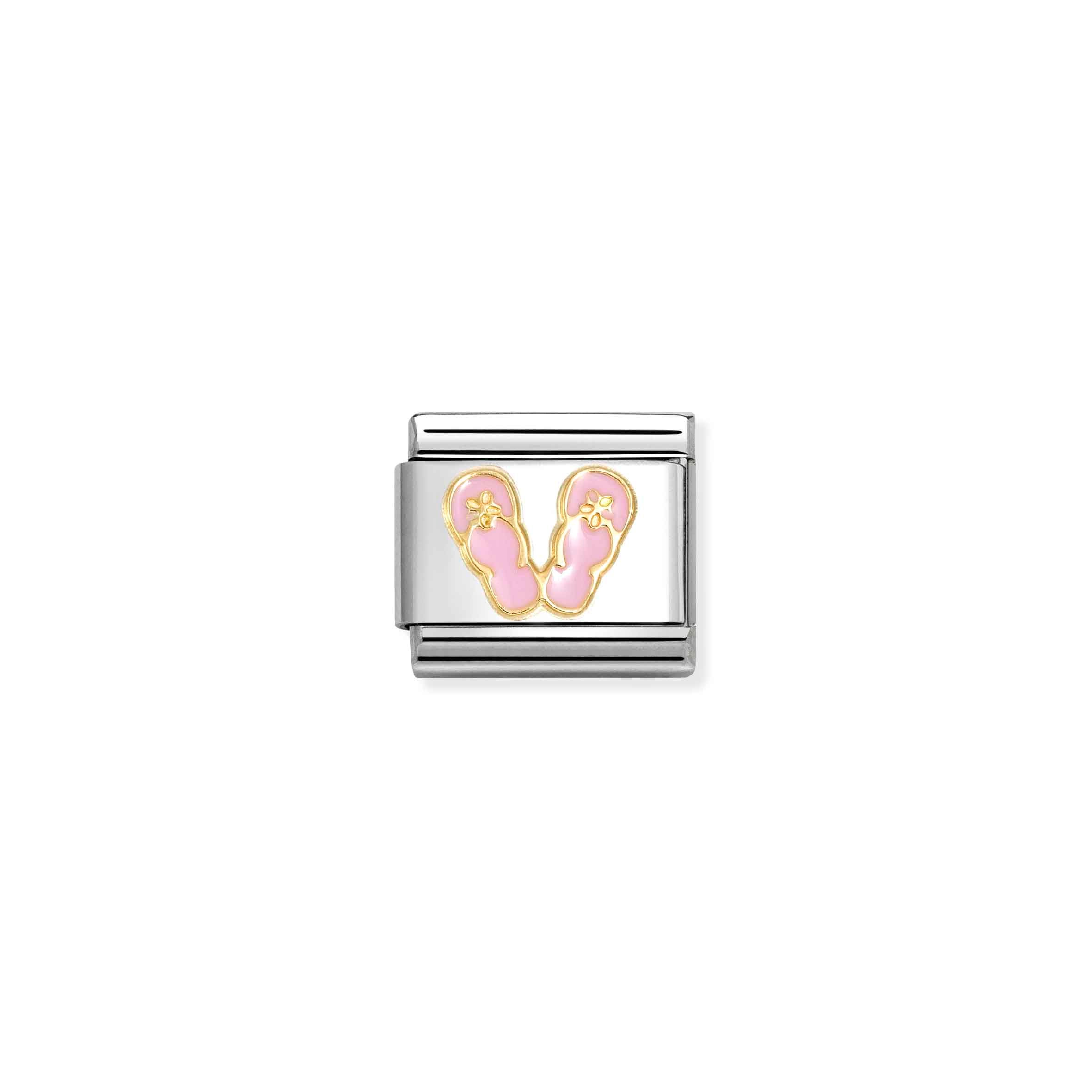 Charm, Composable Link, Pink Flip-Flops