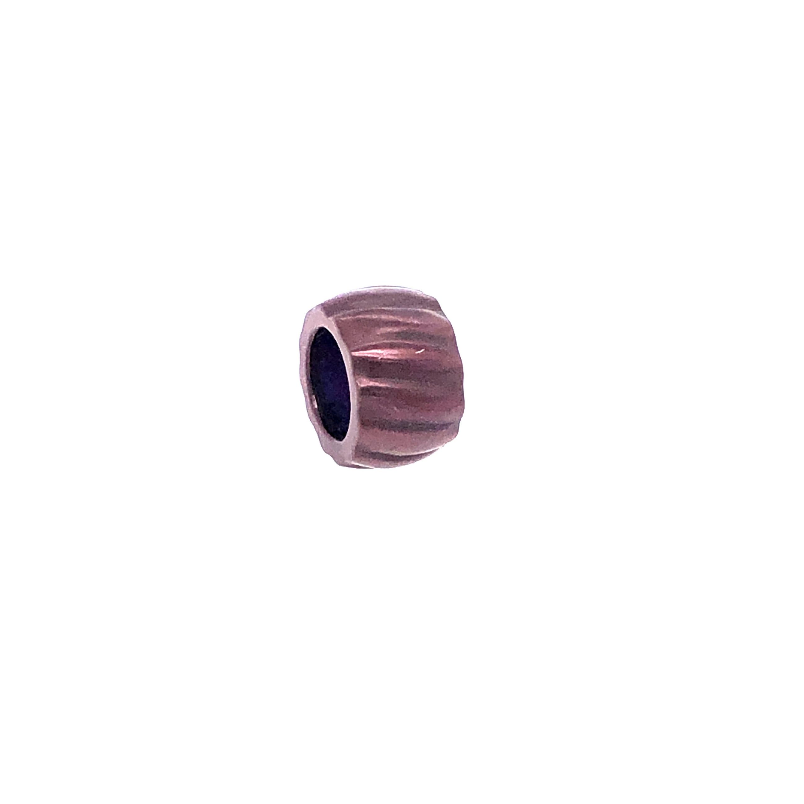 Bronze Twisting Pattern Steel Link (Purple)