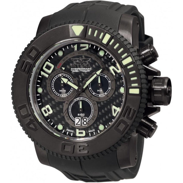 Invicta Men's 0414 Sea Hunter Chronograph Polyurethane Watch