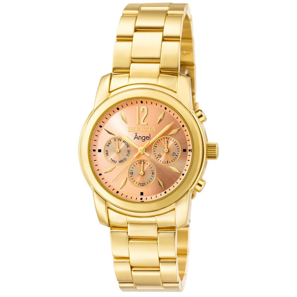Invicta Women's 0464 Angel Chronograph Gold-Tone Stainless Steel Watch