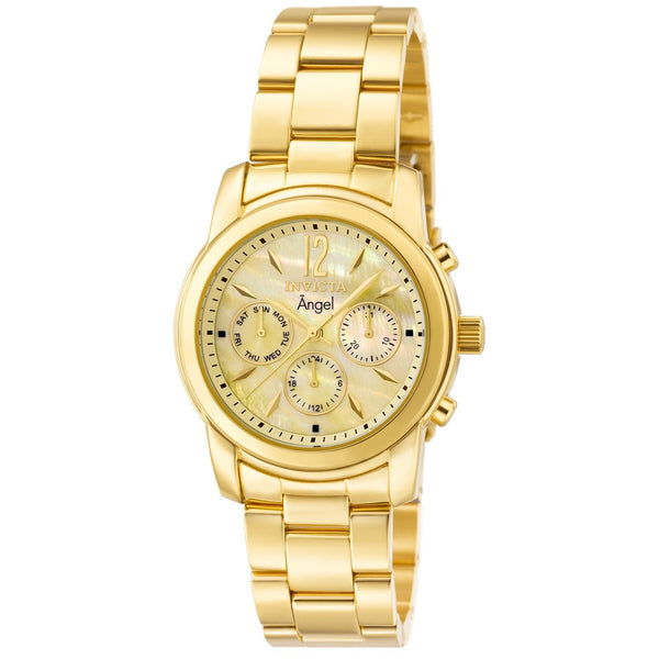 Invicta Women's 0466 Angel Multi-Function Gold-Tone Stainless Steel Watch