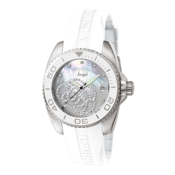 Invicta Women's 0486 Angel White Polyurethane Watch