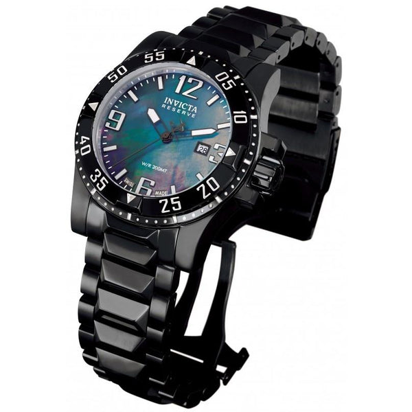 Invicta Men's 0516 Reserve Excursion Black Stainless Steel Watch