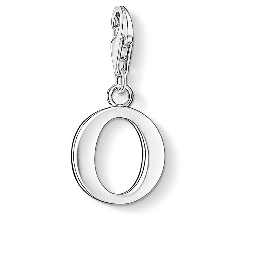 Letter O Charm (Silver)