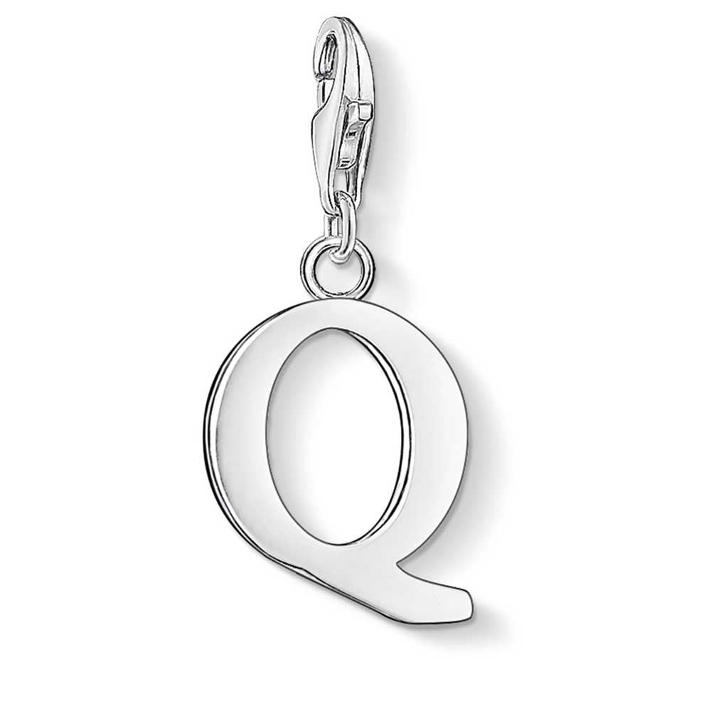 Letter Q Charm (Silver)