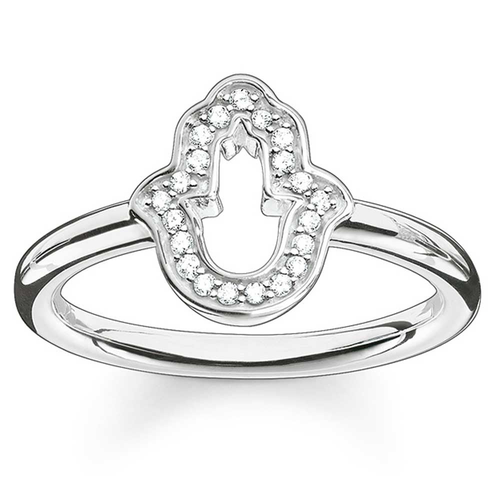 Fatima's Crystals Ring (Silver)