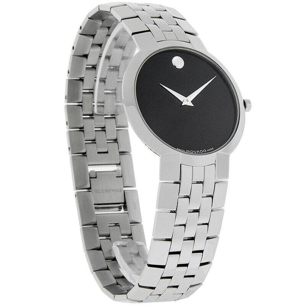 Movado Men's 0605040 Faceto  Black Rubber Watch