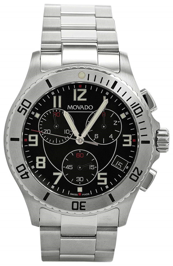 Movado Men's 0605968 Junior Sport Chronograph Stainless Steel Watch
