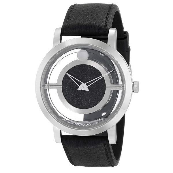 Movado Men's 0606567 Museum Black Rubber Watch