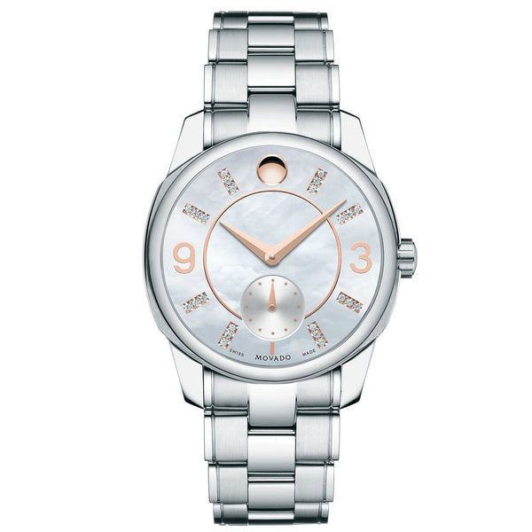 Movado Women's 0606619 LX Diamond Stainless Steel Watch