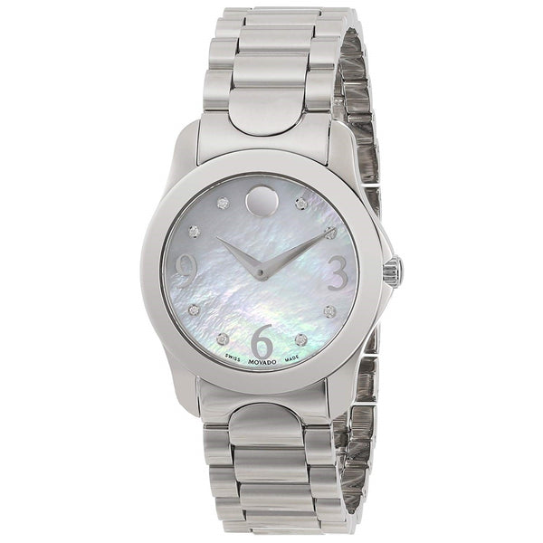 Movado Women's 0606696 Moda Diamond Stainless Steel Watch