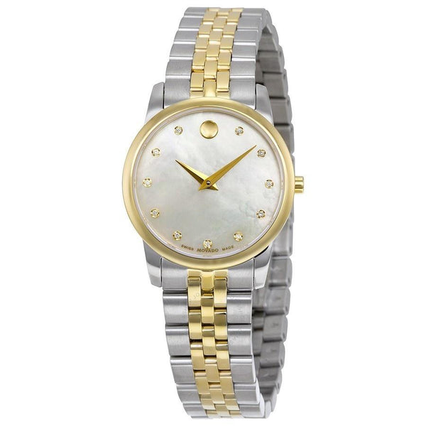Movado Women's 0606900 Safiro Diamond Two-Tone Stainless Steel Watch