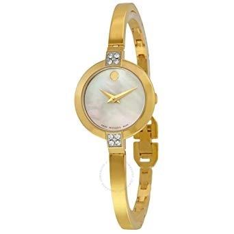 Movado Women's 0607000 Bela Dot Gold-Tone Stainless Steel Watch