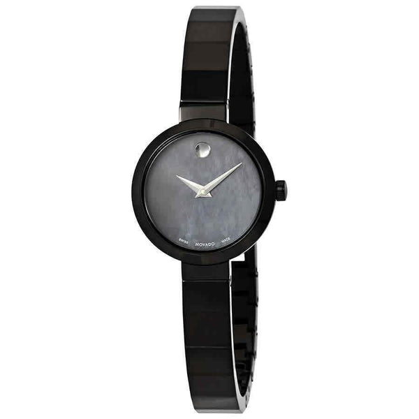 Movado Women's 0607113 Novella Black Stainless Steel Watch