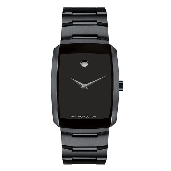 Movado Men's 0607187 Eliro Black Stainless Steel Watch