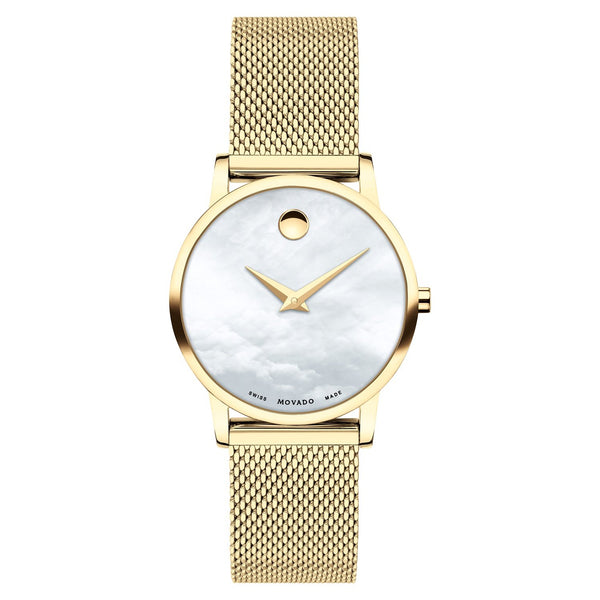 Movado Women's 0607351 Museum Classic Gold-Tone Stainless Steel Watch