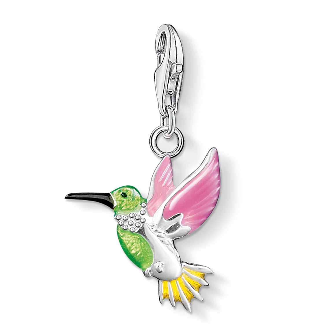 Humming Bird Charm (Silver)