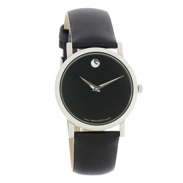 Movado Men's 0691029 Sapphire Black Leather Watch
