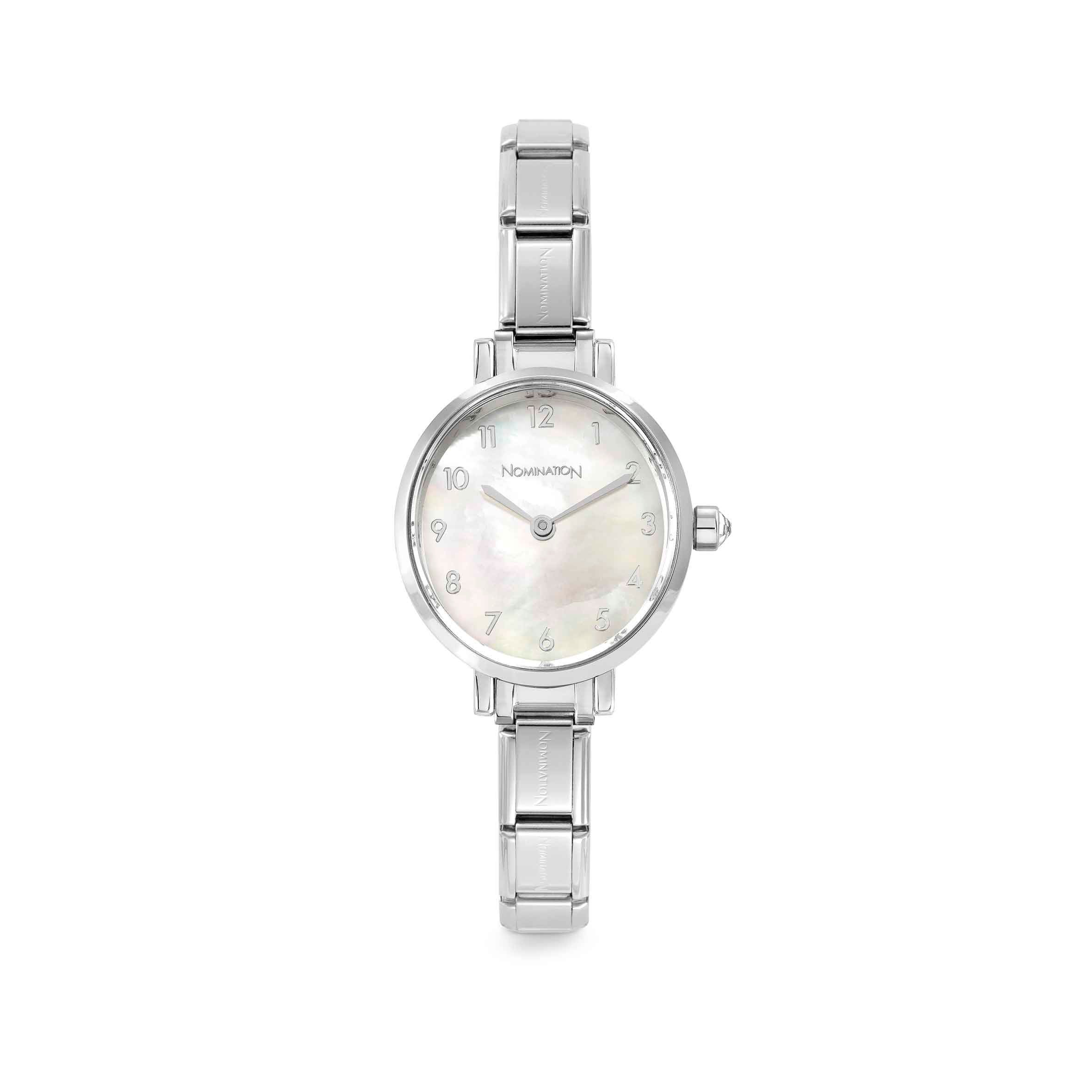 Paris Oval watch Mother of Pearl dial