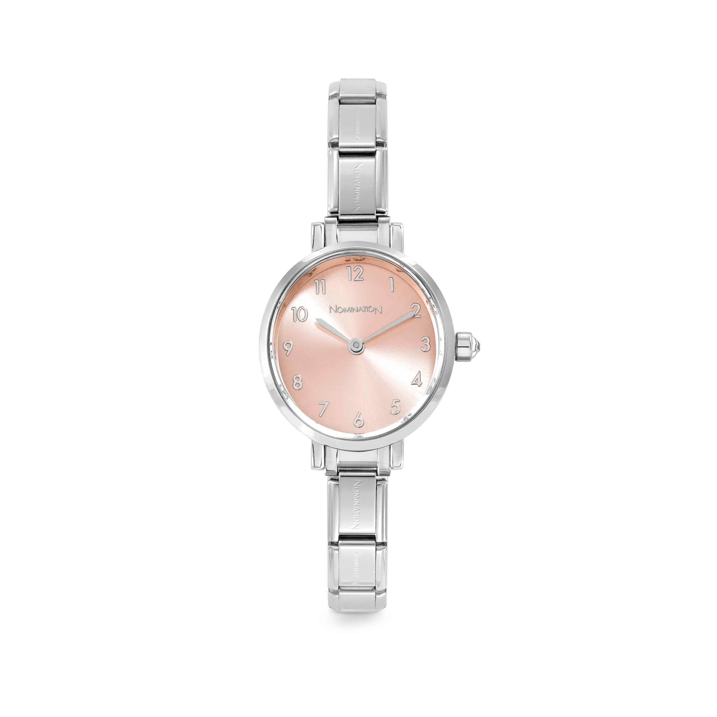 Paris Oval watch Sunray Pink dial