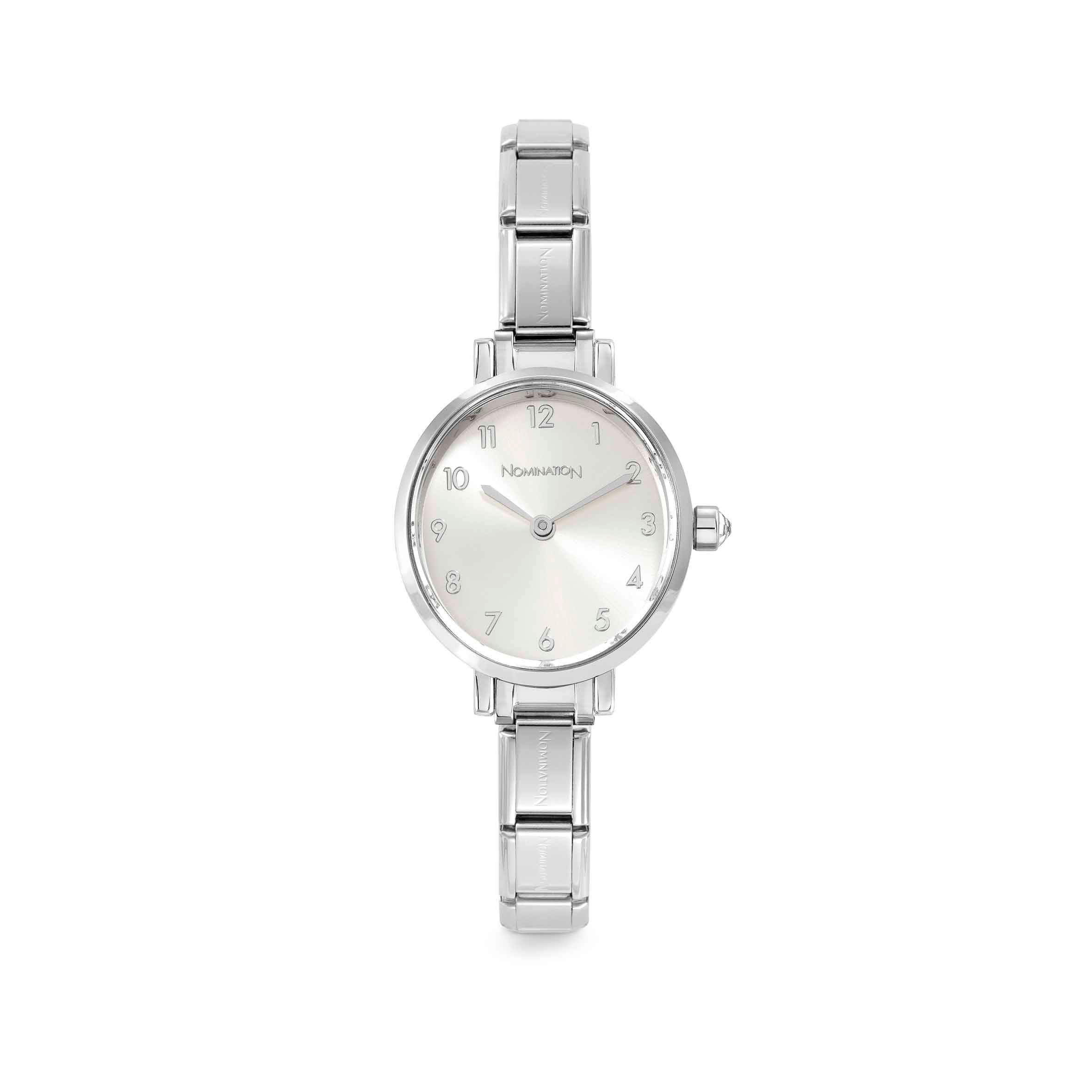 Paris Oval watch Sunray Silver dial