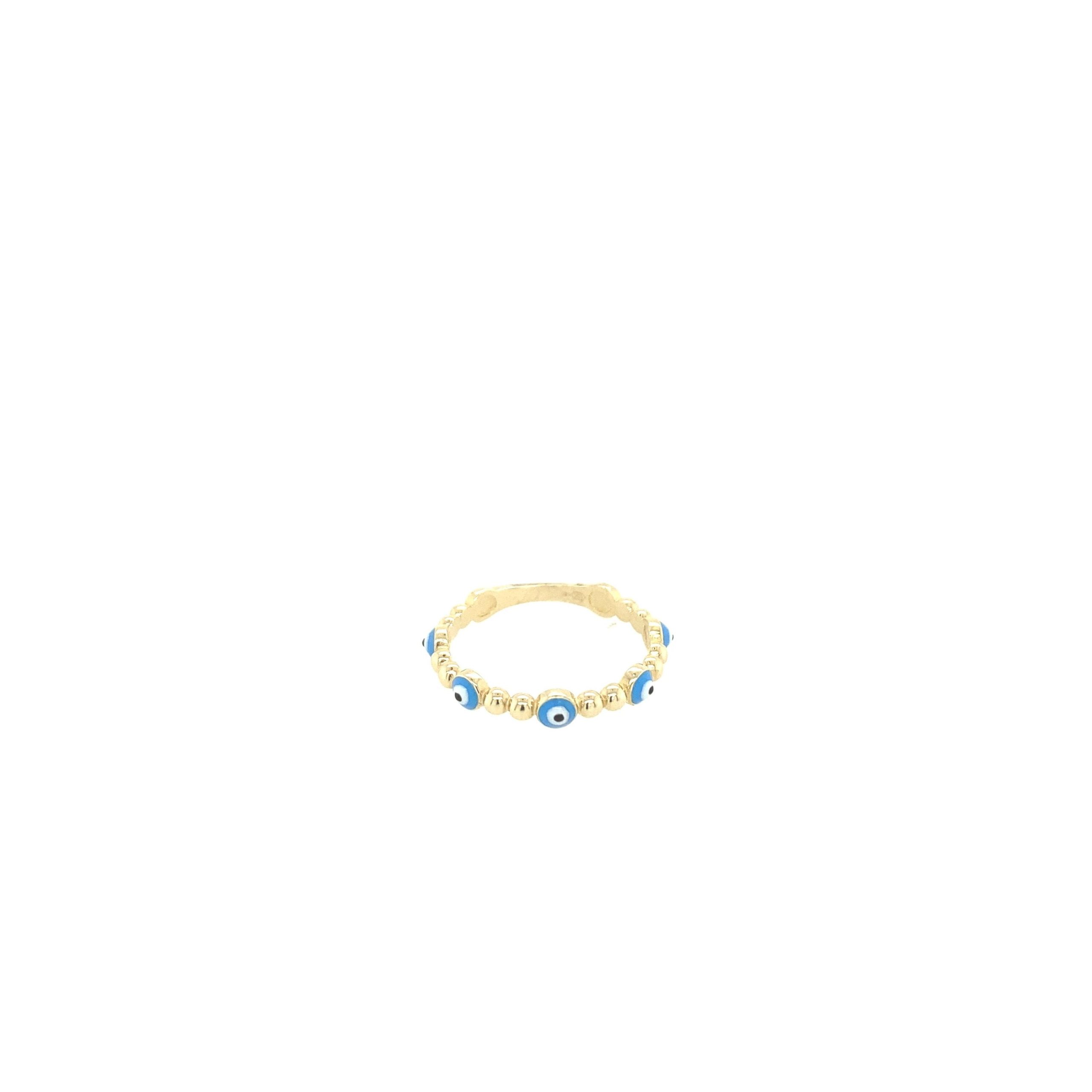 14K Gold Multiple Evil Eye