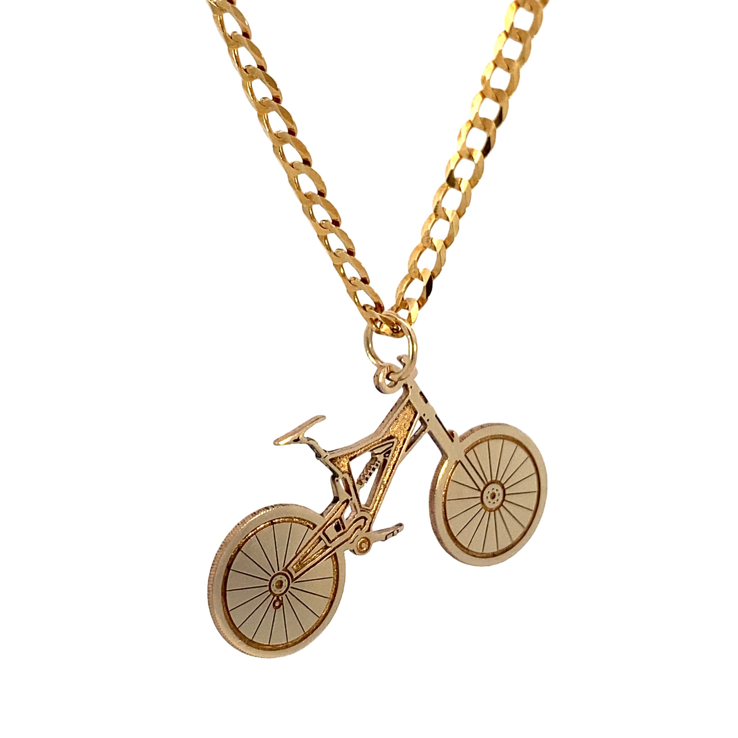 14K Gold Custom Elegant Bicycle
