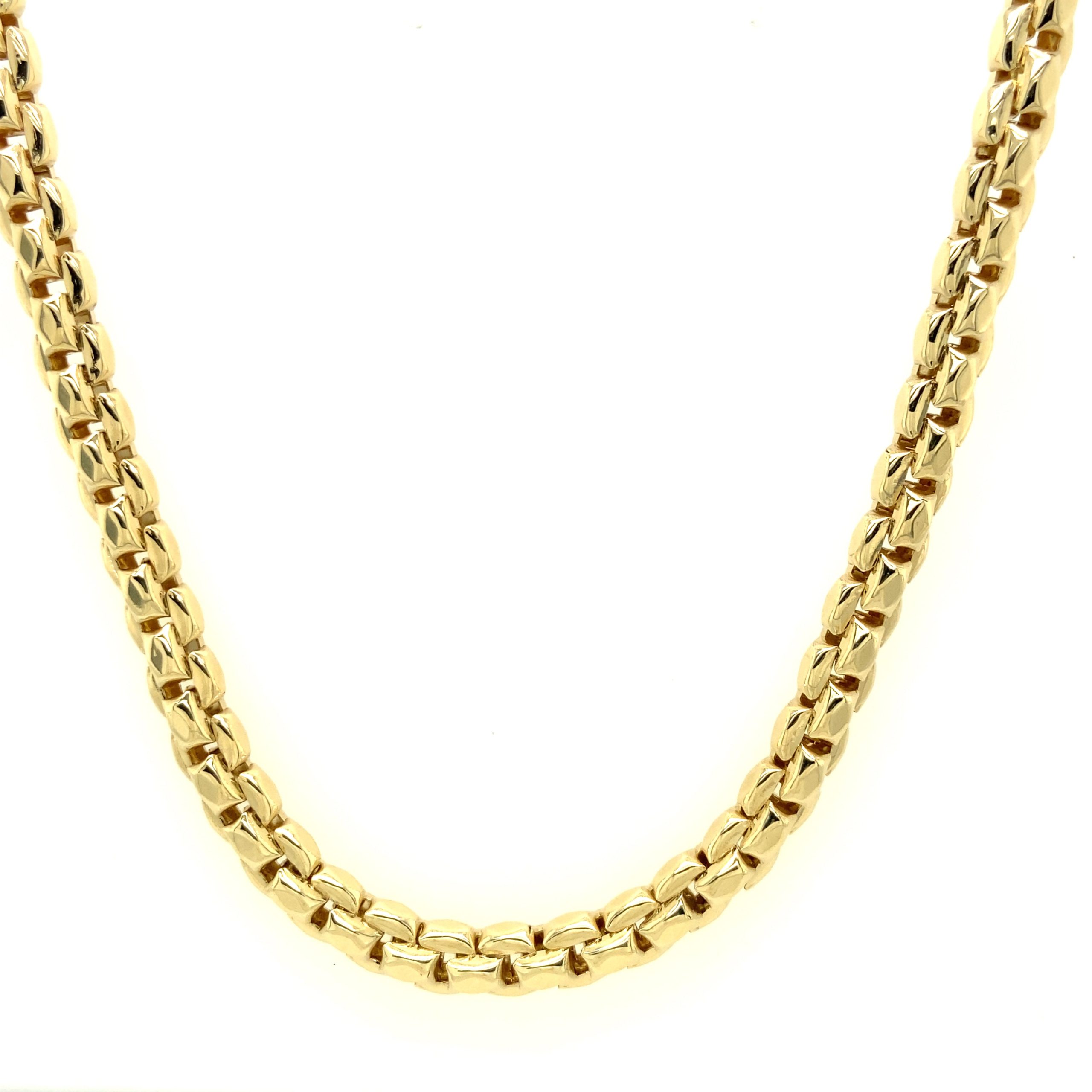 14K Gold Large Box Chain