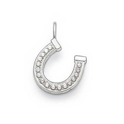 Horseshoe Charm (Silver)