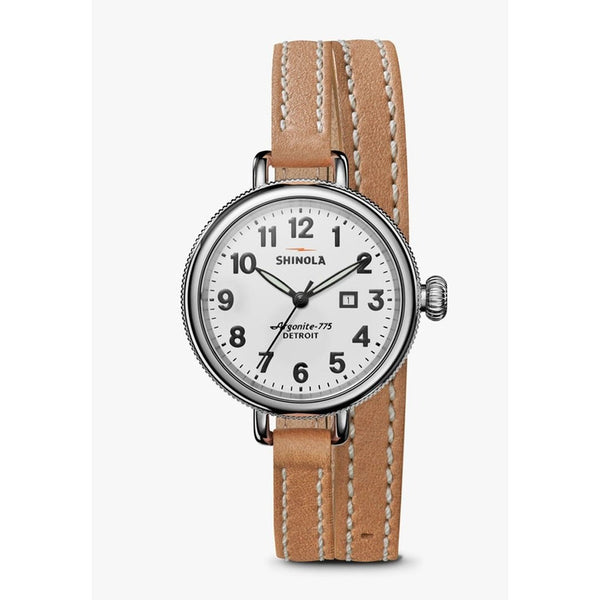Shinola Women's 10000234 The Birdy Brown Leather Watch