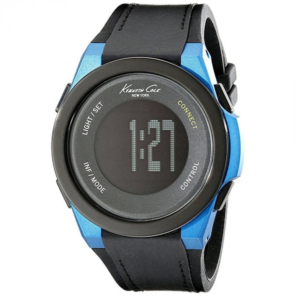 Kenneth Cole Unisex 10022808 Connect Black Silicone Watch