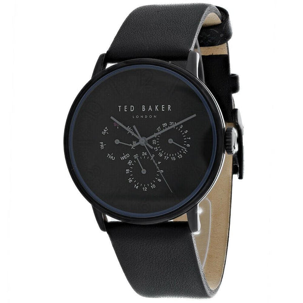 Ted Baker Men's 10030763 James Black Leather Watch