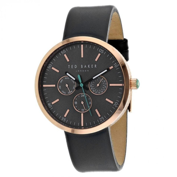 Ted Baker Men's 10031503 Jack Grey Leather Watch