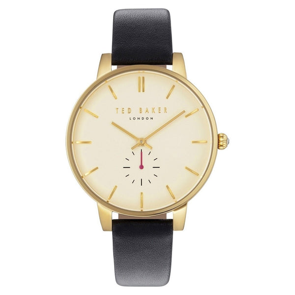 Ted Baker Women's 10031536 Charm Black Leather Watch