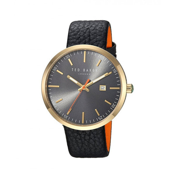 Ted Baker Men's 10031562 Jack Black Leather Watch