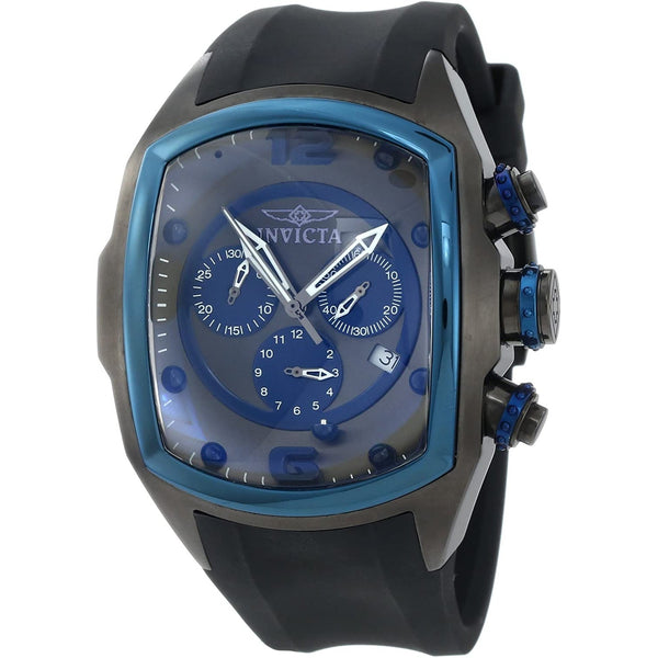 Invicta Men's 10066 Lupah Chronograph Black Polyurethane Watch