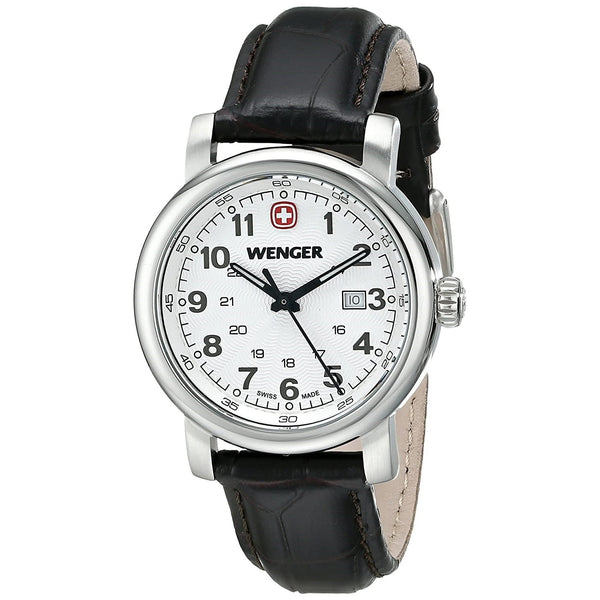 Wenger Women's 1021.101 Urban Classic Black Leather Watch