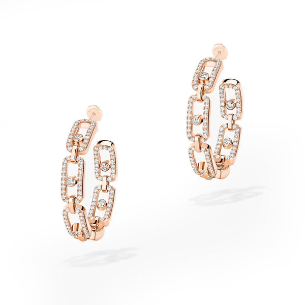 Messika Move Link SM Hoop Earrings