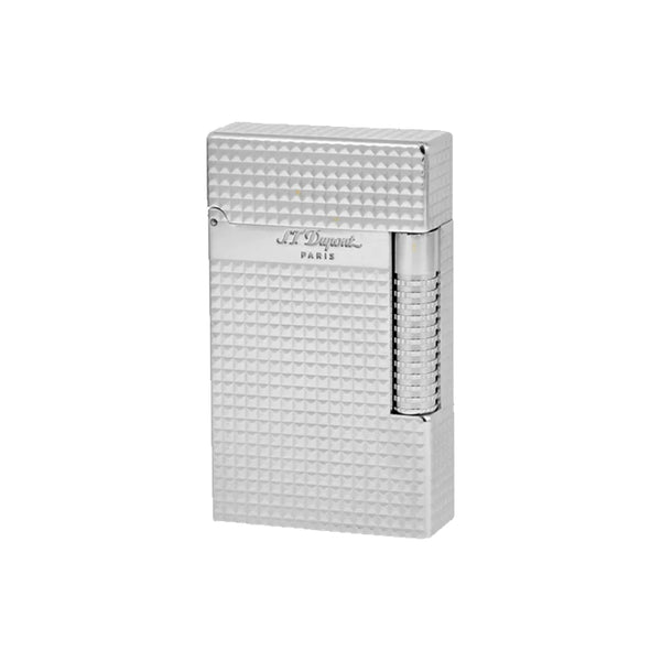 St Dupont New Le Grand Dupont Palladium Diamond Head Lighter - Perfect Ping