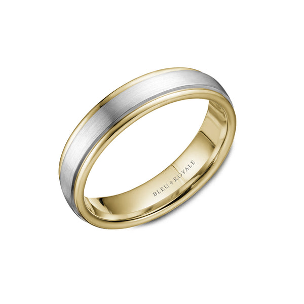 CrownRing Bleu Royale Wedding Band